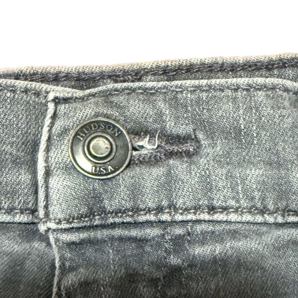 Hudson Cutoff Shorts Women 30 Gray Denim Gemma Short Mid Rise Cotton Stretchy - Picture 3 of 10